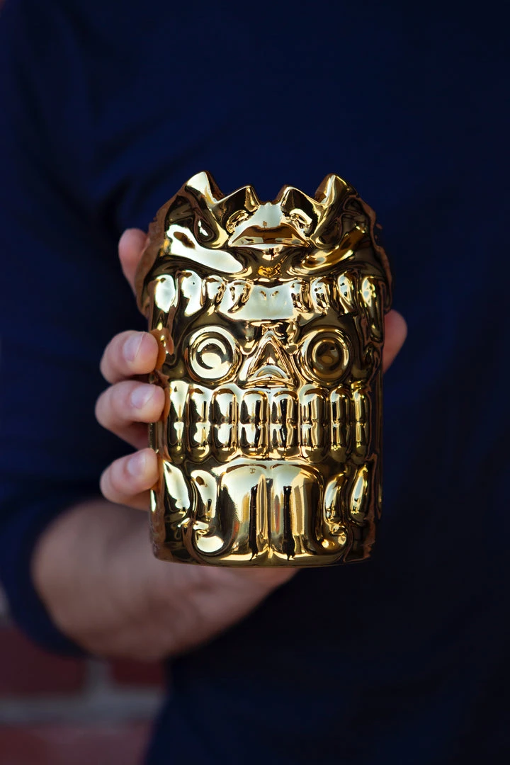 Urban Aztec Tikis Mouth Of The Serpent Designer Series Tiki Mug (Aztec Gold) 3 Urban Aztec Tikis Mouth Of The Serpent Designer Series Tiki Mug (Aztec Gold)