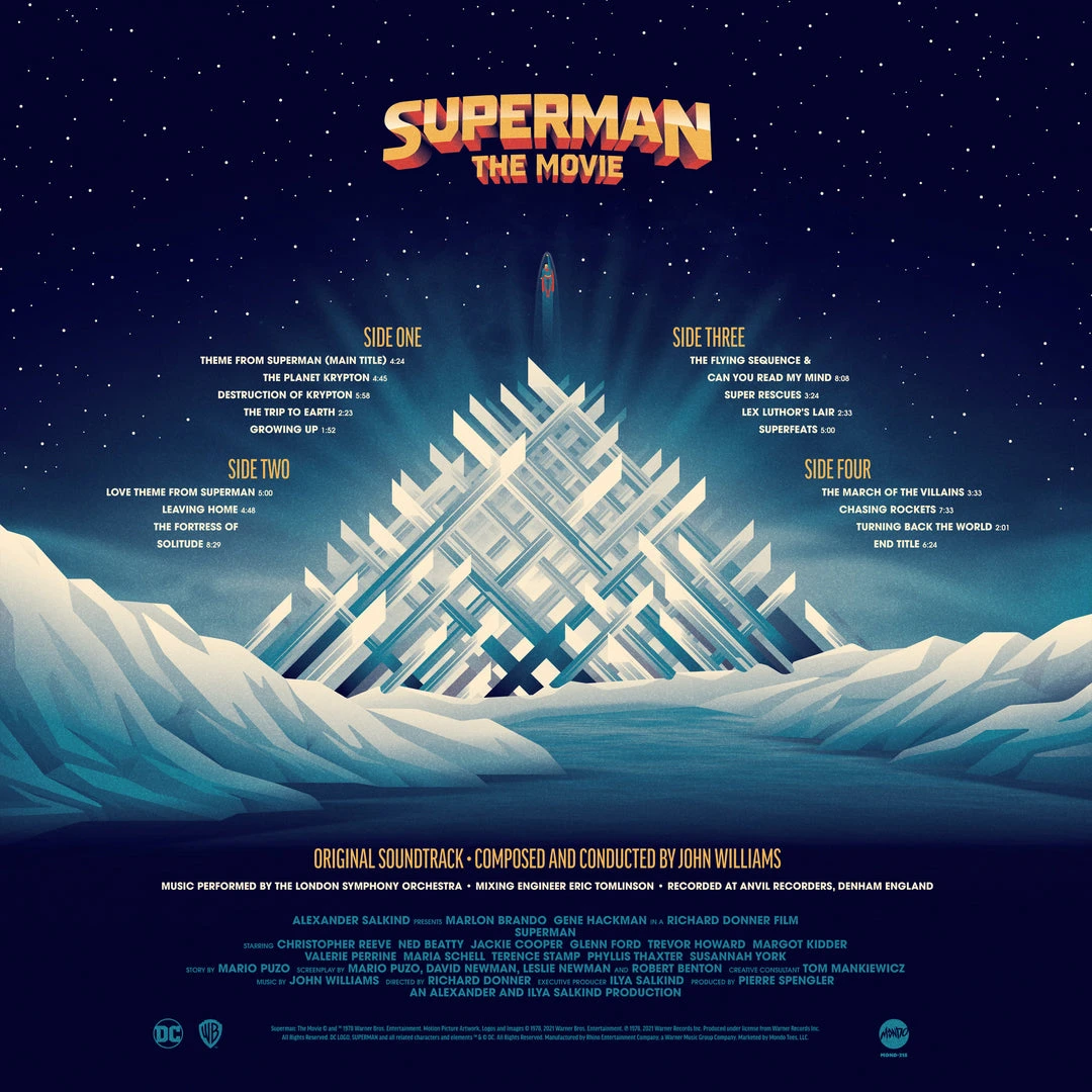 John Williams Music Superman: The Movie - Original Motion Picture Soundtrack 2XLP 5 John Williams Music Superman: The Movie - Original Motion Picture Soundtrack 2XLP