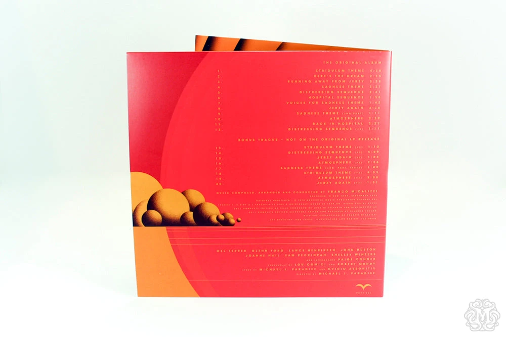 Franco Micalizzi The Visitor Original Motion Picture Soundtrack 2XLP 10 Franco Micalizzi The Visitor Original Motion Picture Soundtrack 2XLP