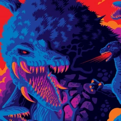 Tom Whalen Godzilla Vs. Biollante Sofubi Variant Poster Posters