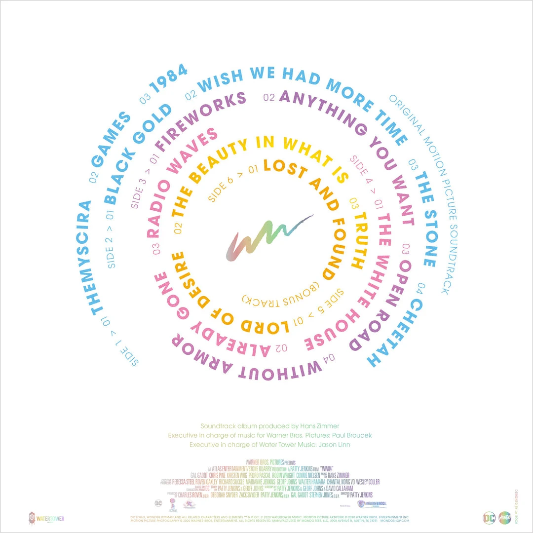 Hans Zimmer Wonder Woman 1984 - Original Motion Picture Soundtrack 3XLP 4 Hans Zimmer Wonder Woman 1984 - Original Motion Picture Soundtrack 3XLP