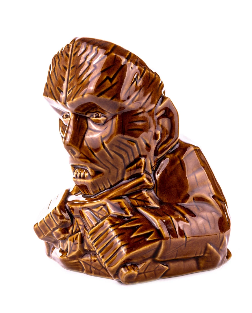 Mondo The Wolfman Tiki Mug - Alamo Brown Variant 3 Mondo The Wolfman Tiki Mug - Alamo Brown Variant