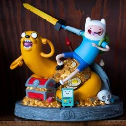 Mondo Toys Adventure Time Statue - Jake And Finn - Exclusive Version