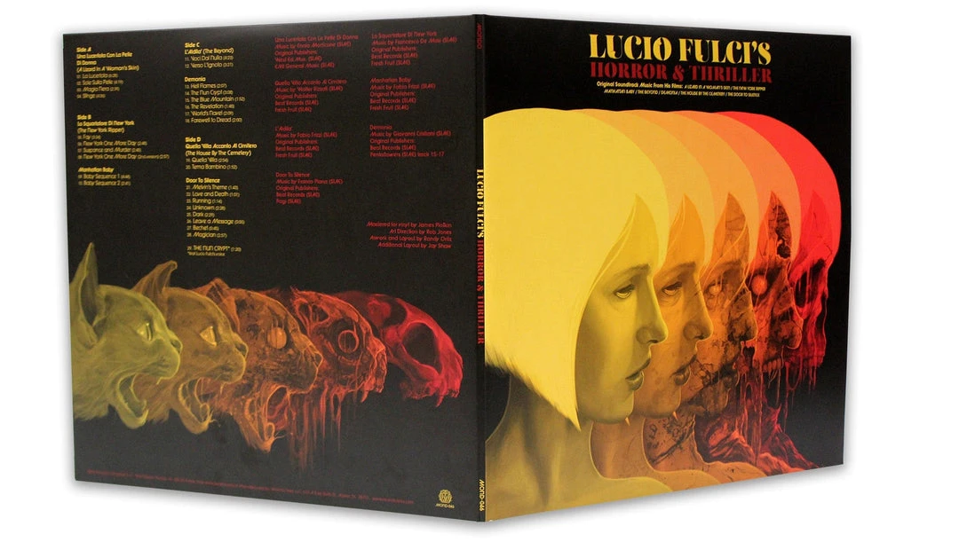 Various Artists Lucio Fulci's Horror & Thriller Compilation 2XLP Various Artists Lucio Fulci's Horror & Thriller Compilation 2XLP