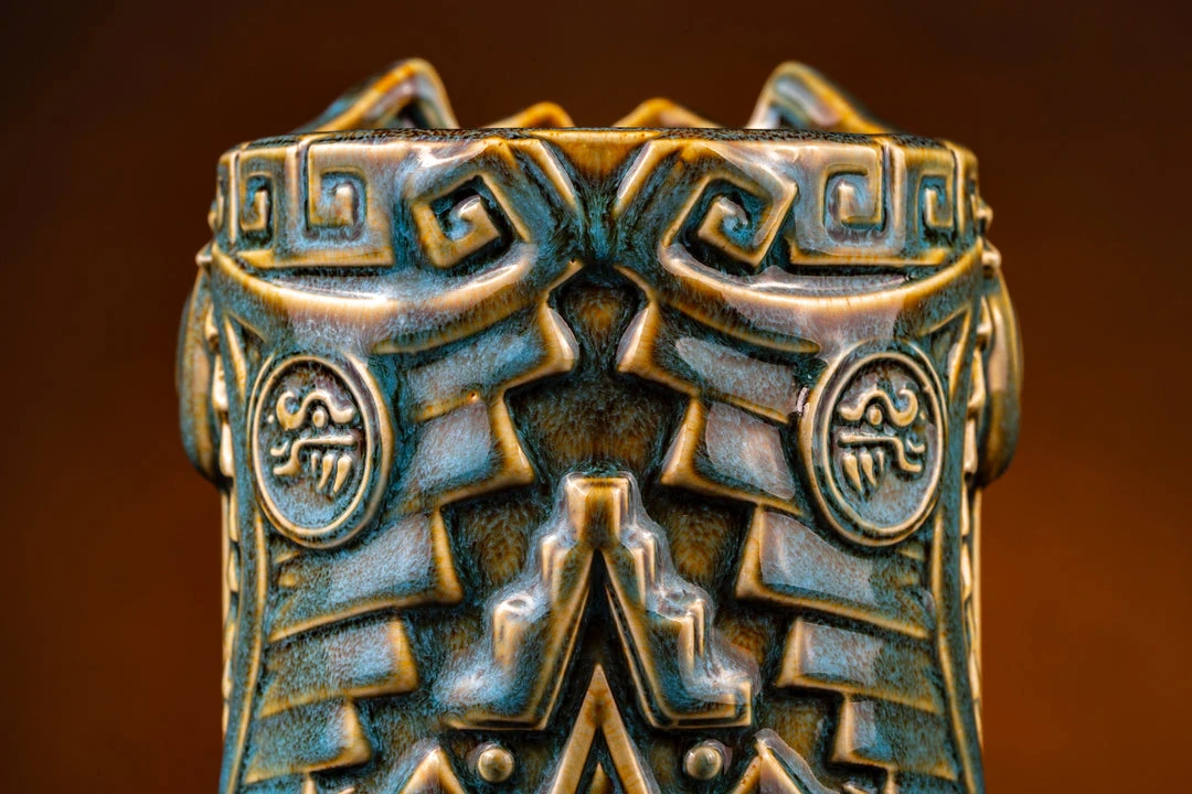 Urban Aztec Mouth Of The Serpent Designer Series Tiki Mug Urban Aztec Mouth Of The Serpent Designer Series Tiki Mug