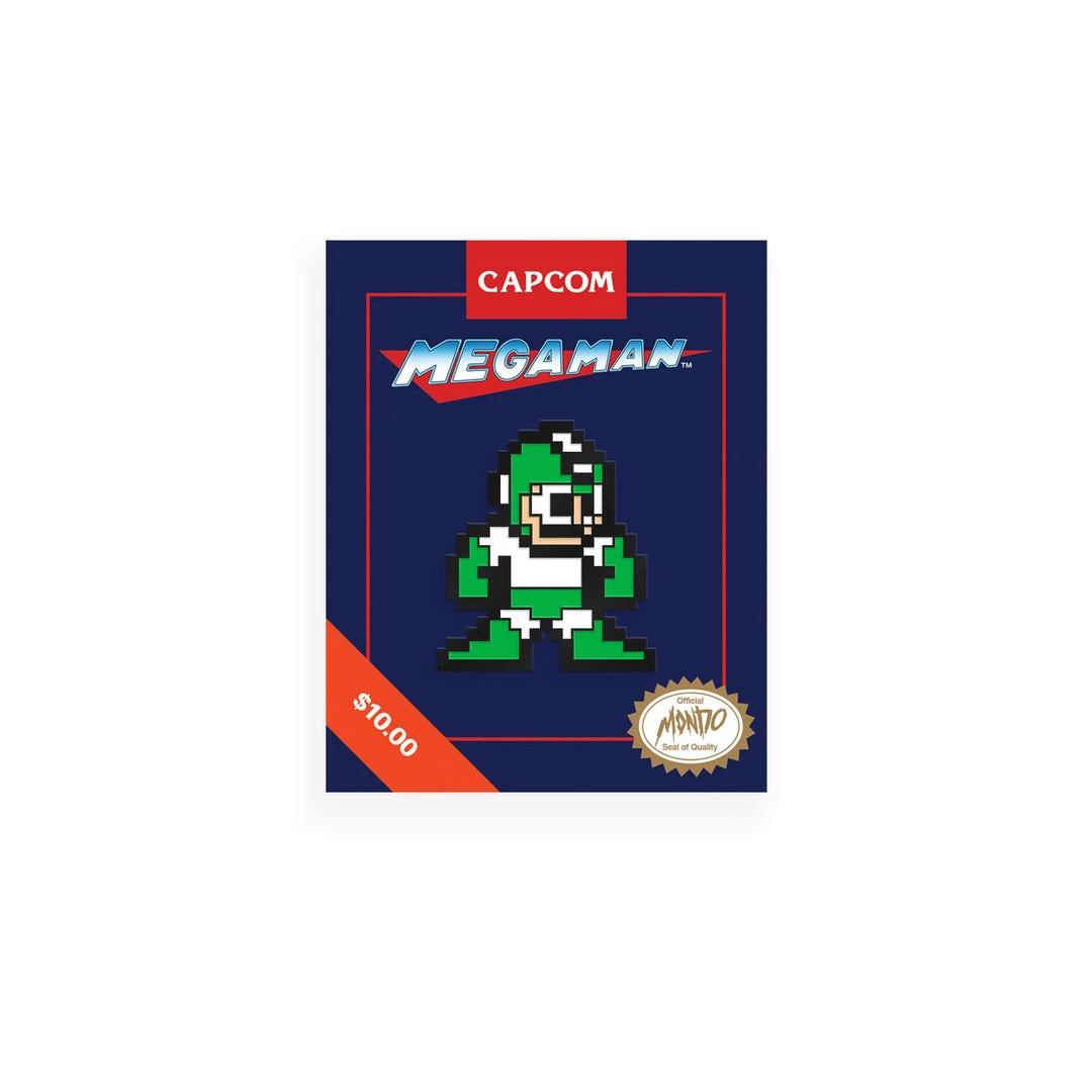 Mondo Mega Man Leaf Suit Enamel Pin Mondo Mega Man Leaf Suit Enamel Pin