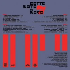 Franco Bixio, Fabiio Frizzi And Vince Tempera Sette Note In Nero - Original Motion Picture Soundtrack 2XLP 4 Franco Bixio, Fabiio Frizzi And Vince Tempera Sette Note In Nero - Original Motion Picture Soundtrack 2XLP