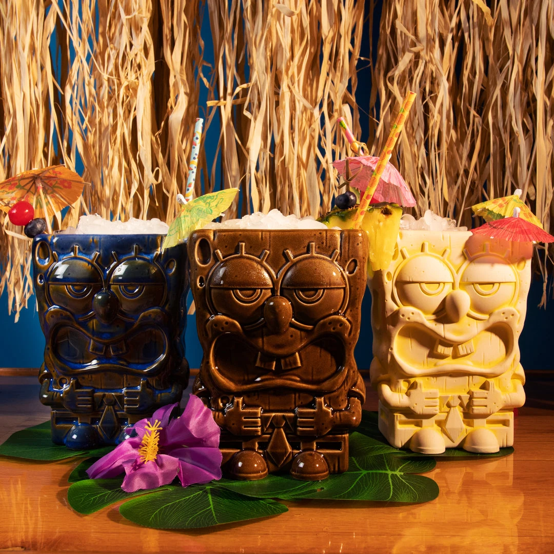 Mondo Spongebob Squarepants - Tiki Mug - Driftwood Variant Tikis Mondo Spongebob Squarepants - Tiki Mug - Driftwood Variant Tikis