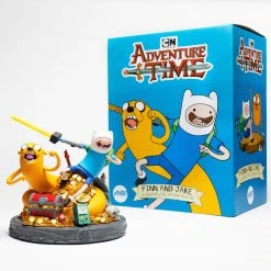 Mondo Toys Adventure Time Statue - Jake And Finn - Exclusive Version