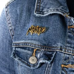 Mondo Thrasher Gold Enamel Pin Enamel Pins