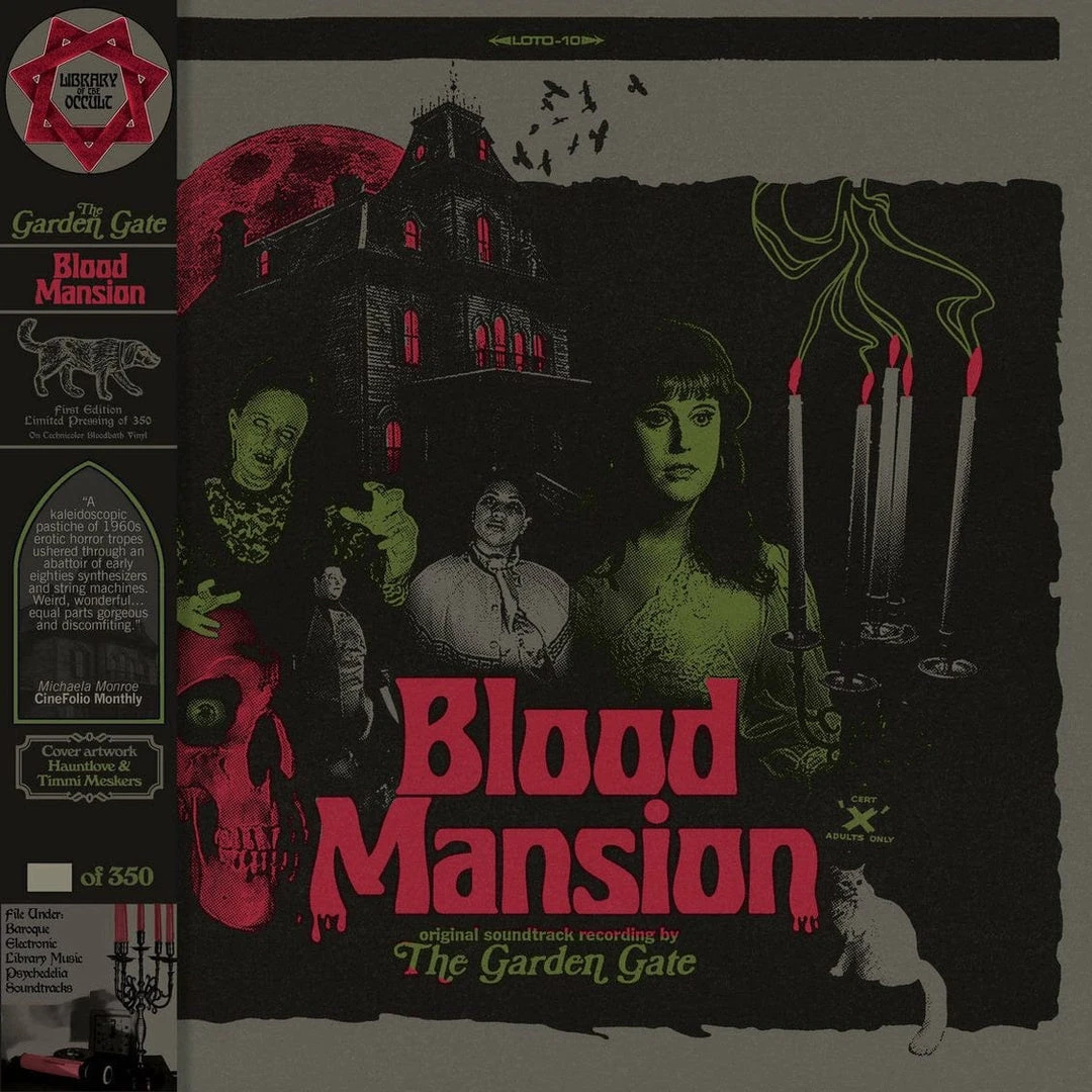 Music Blood Mansion By Garden Gate LP Music Blood Mansion By Garden Gate LP